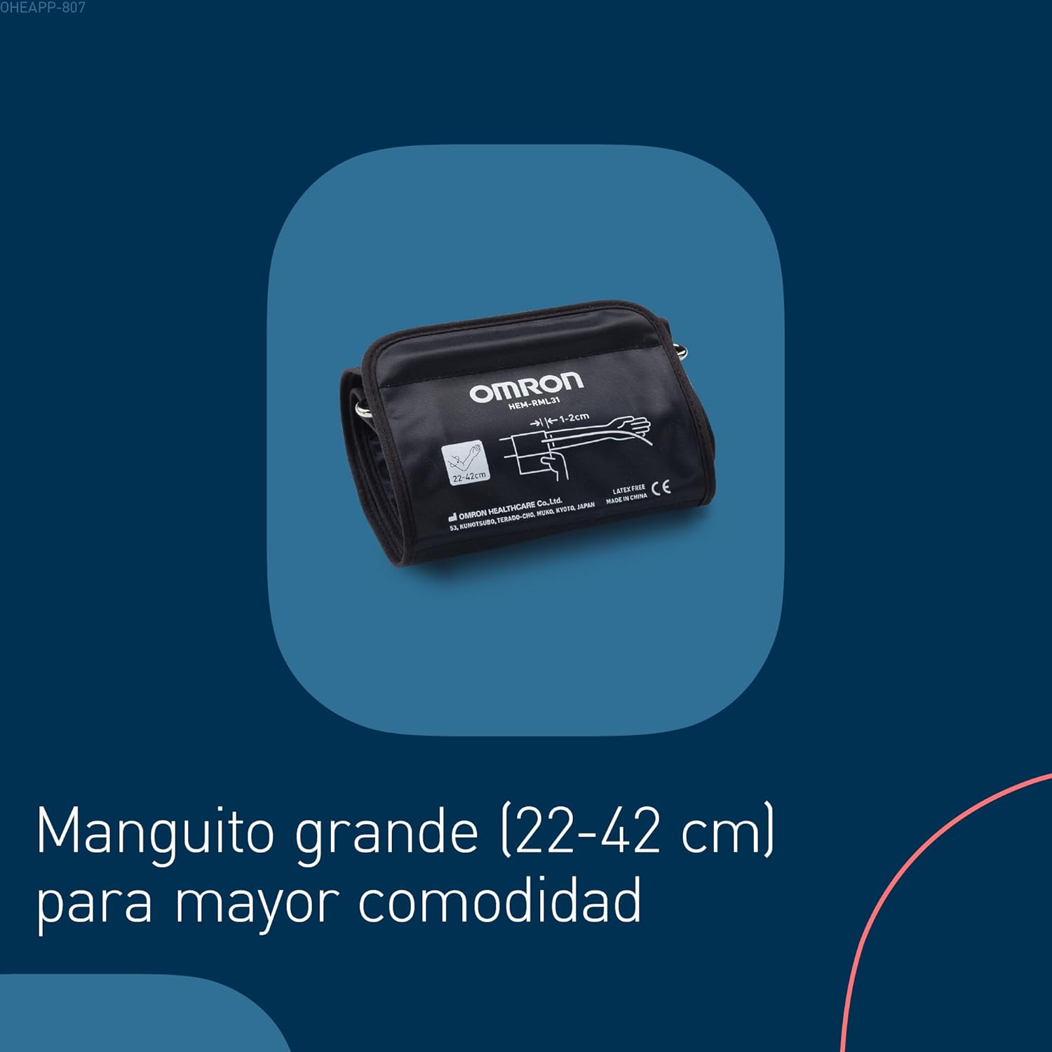 OMRON X2+ Connect - Manguito universal 22-42 cm